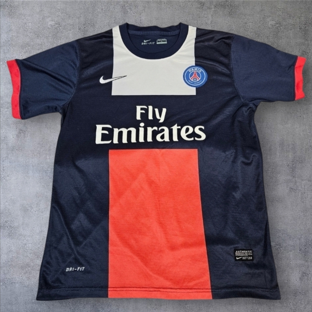 Nike‎ 2013-14 Paris Saint Germain #11 Sanjuan PSG Soccer Jersey Size Medium L71